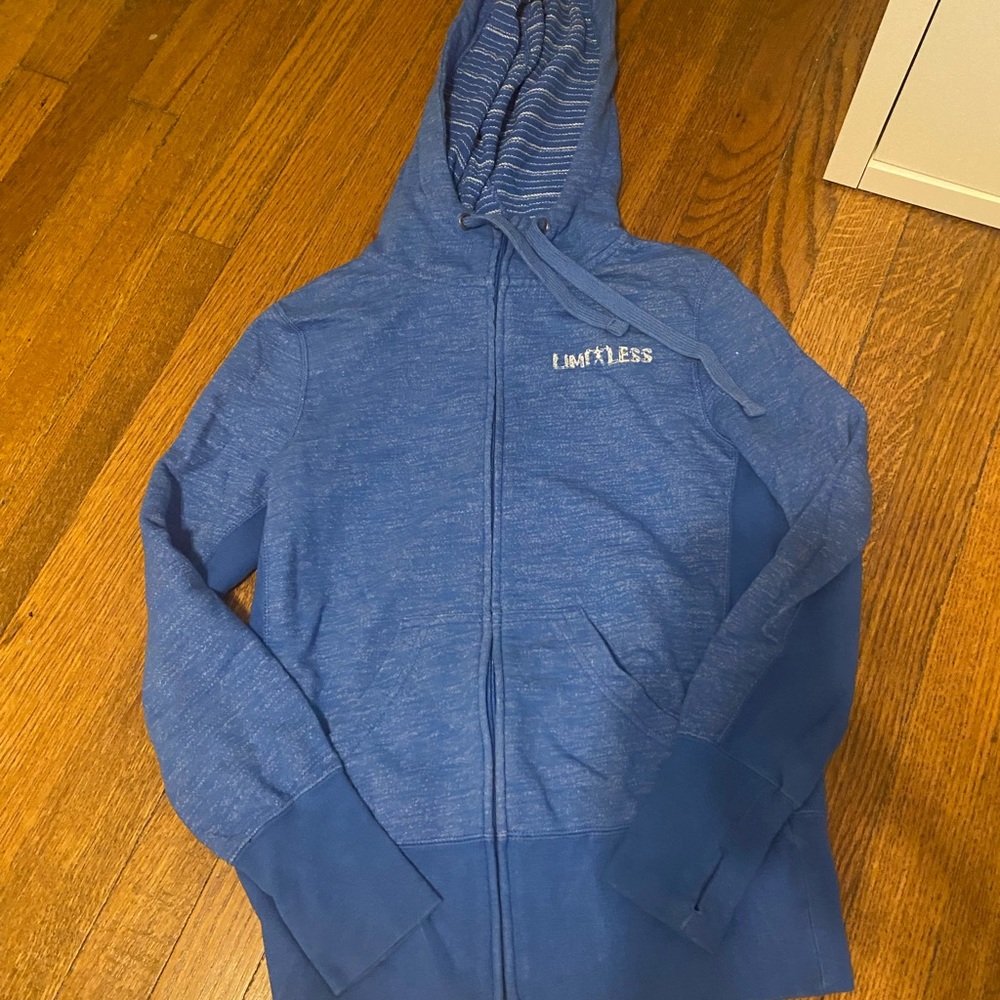 Limitless blue zip up